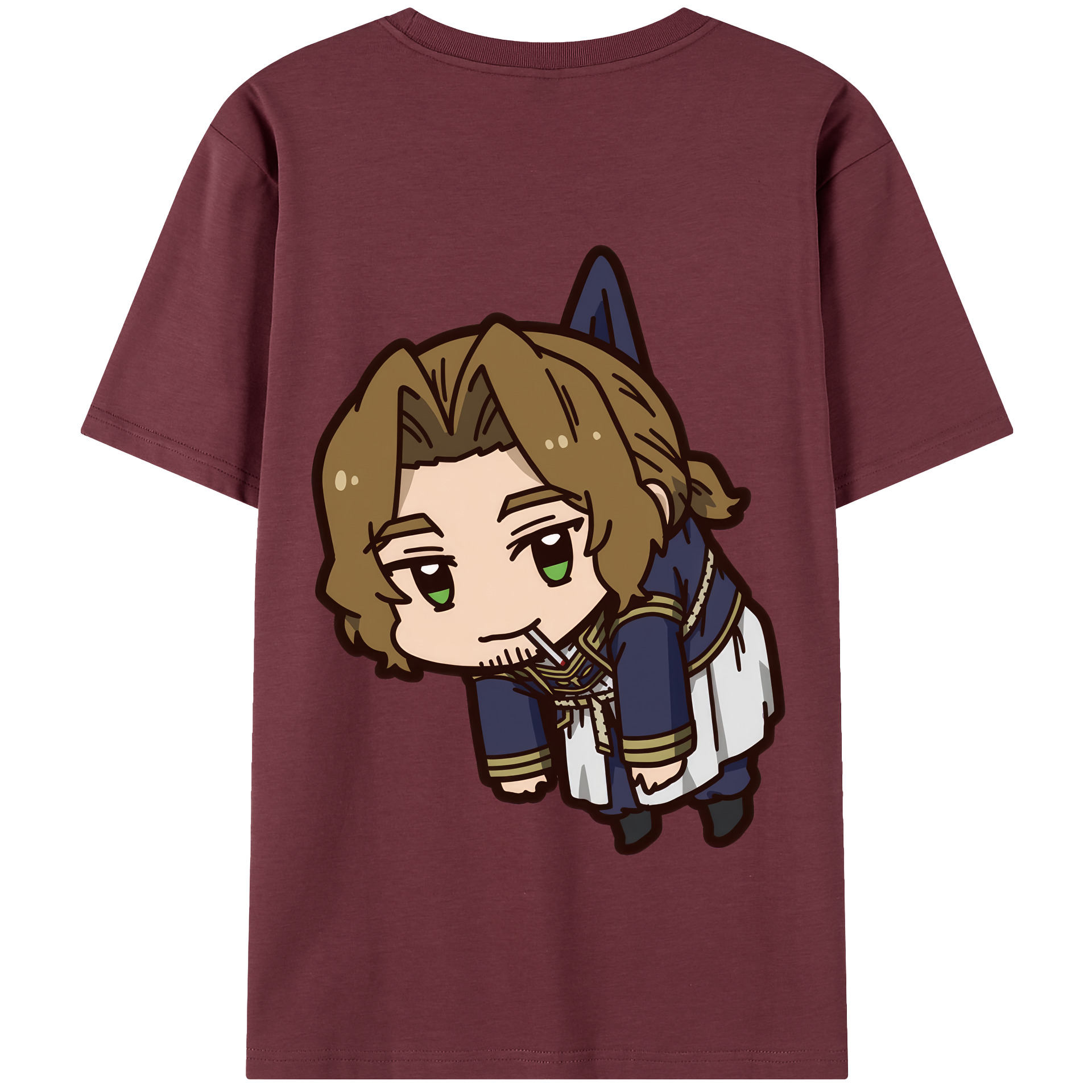 （画像用） 葬送のフリーレン Frieren 綿100％半袖Tシャツ（背面プリント）